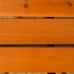 PANCHINA DA GIARDINO 2 POSTI IN ALLUMINIO E LEGNO A DOGHE CON BRACCIOLI, 120X64X79CM, TEAK