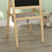 LAVAGNA PER BAMBINI CON CAVALLETTO 3 IN 1 E CESTINI, ETÀ 3-6 ANNI, 58X50.5X109CM, COLOR LEGNO