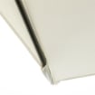 OMBRELLONE DA PARETE MEZZALUNA SALVASPAZIO CON APERTURA A MANOVELLA, BEIGE