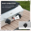 PIASTRA BARBECUE A GAS CON 2 BRUCIATORI, PIANO ANTIADERENTE E POTENZA 4.8KW, ARGENTO