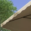 OMBRELLONE A SBALZO CON DOPPIO TETTO, APERTURA A MANOVELLA E BASE A CROCE, 2.5X2.5M, CACHI