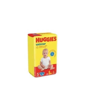 PANNOLINI HUGGIES UNISTAR TAGLIA 5 JUNIOR 14 PEZZI OKX