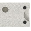 BASE PER OMBRELLONE DA GIARDINO 25KG PER PALI DA Ø32MM, Ø38MM E Ø48MM, IN GRANITO E ACCIAIO INOX, 45X22.5X40 CM, GRIGIA