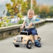 MACCHINA ELETTRICA PER BAMBINI 18-48 MESI LICENZA MERCEDES-BENZ CON MUSICA, BEIGE