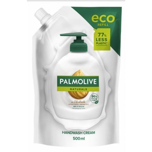 PALMOLIVE SAPONE RICARICA 500 ML CON MANDORLA IDRATANTE PACCO ECOLOGICO 