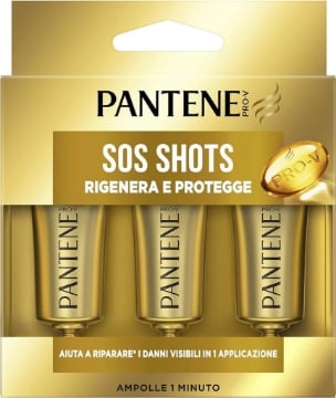 PANTENE PRO-V SIERO MASCHERA IDRATANTE CHERATINA RISTRUTTURANTE PER CAPELLI DANNEGGIATI INTENSIVO 3X15 ML