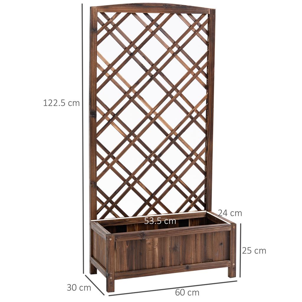 Fioriera In Legno Fatta A Mano Per Esterno/Interno – Con Rivestimento Impermeabile, Varie Lunghezze (90x17x17 Cm)