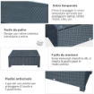 TAVOLINO DA ESTERNI IN RATTAN PE CON PIANO IN VETRO TEMPERATO, 85X50X39CM, NERO