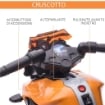 MOTO ELETTRICA PER BAMBINI 18-48 MESI CON FARI E CLACSON, IN PP E METALLO, 88.5X42.5X49 CM, ARANCIO