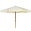 OMBRELLONE DA GIARDINO CON DOPPIO TETTUCCIO, IN LEGNO DI BAMBÙ E POLIESTERE, Ø325X250 CM, BEIGE