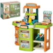 SUPERMERCATO GIOCATTOLO PER BAMBINI 3-6 ANNI CON CASSA E ACCESSORI, DESIGN PIEGHEVOLE A TROLLEY