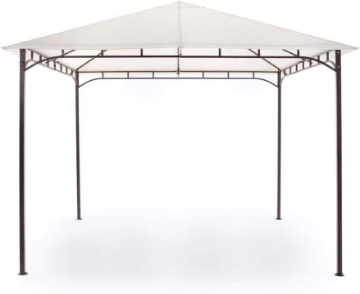 GAZEBO RODI MISURA 3X4 M IN METALLO PALO 40X40 BEIGE 