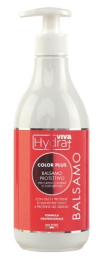 HYDRA VIVA BALSAMO COLOR PLUS PROTETTIVO CON OLIO DI MANDORLE E PROTEINE DEL GRANO 500 ML OKX