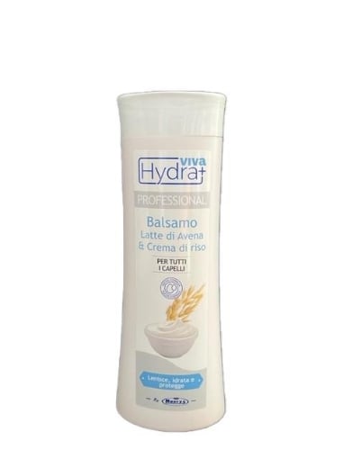 HYDRA VIVA BALSAMO 300 ML CON LATTE DI AVENA E CREMA DI RISO PER TUTTI I TIPI DI CAPELLI OKX