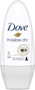 DOVE DEODORANTE ROLL-ON SECCO INVISIBILE DRY 50 ML OKX