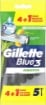 RASOIO GILLETTE BLUE 3 SENSITIVE IN CONFEZIONE DA 4 LAMETTE +1 