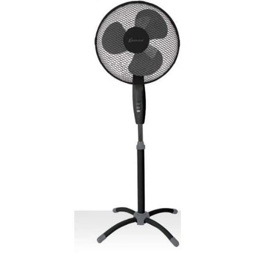 VENTILATORE FRESCO 40 PIANTANA NERO CON BASE A CROCE RIALZATA OKX