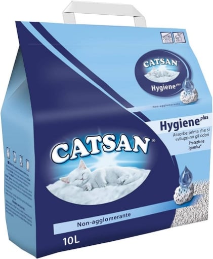 CATSAN LETTIERA PER GATTI HYGIENE PLUS NON AGGLOMERANTE 10LT