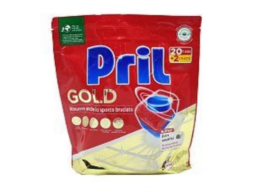 PRIL GOLD TABS PER LAVASTOVIGLIE 22 PZ RIMUOVE ANCHE LO SPORCO BRUCIATO OKX