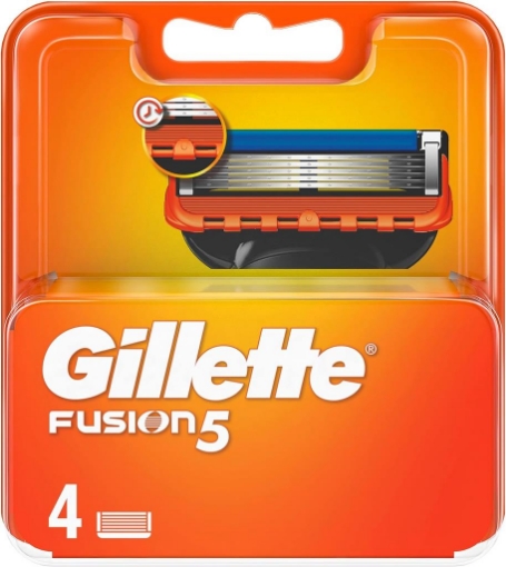 GILLETTE FUSION5 LAMETTE DI RICAMBIO PER RASOIO DA UOMO 4 LAMETTE PER UNA RASATURA PERFETTA OKX