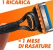 GILLETTE FUSION5 LAMETTE DI RICAMBIO PER RASOIO DA UOMO 4 LAMETTE PER UNA RASATURA PERFETTA OKX