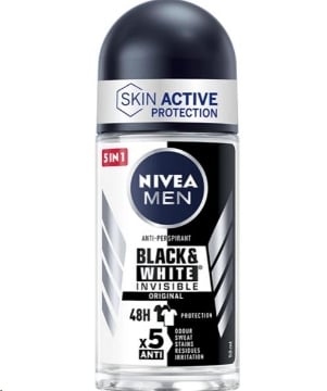 NIVEA DEODORANTE ROLL-ON 50 ML FM B&W INVISIBILE ANTISUDORAZIONE  OKX