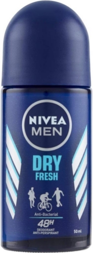 NIVEA MEN DEODORANTE ROLL-ON DRY FRESH 50 ML REGOLA LA TRASPIRAZIONE PER 48H OKX