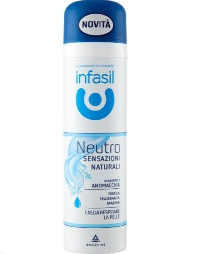 INFASIL DEODORANTE SPRAY NEUTRO SENSAZIONI NATURALI FRAGRANZA MARINA 150 ML