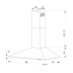 CAPPA SAMET EOLO 90CH IN ACCIAIO INOX