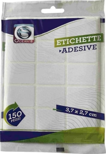 ETICHETTE ADESIVE 150 PCS 3,7X2,7 CM IDEALI PER ETICHETTARE OKX