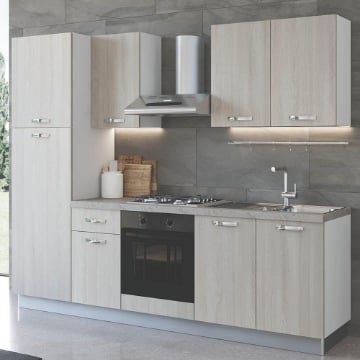 CUCINA AURA  CON ELETTRODOMESTICI 255 CM