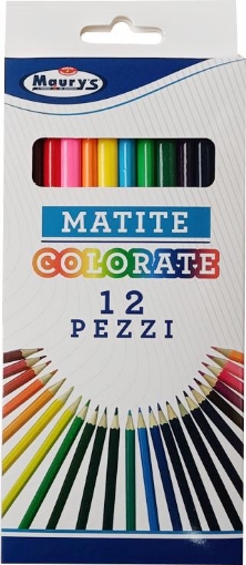 MATITE COLORATE 12 PZ IDEALI PER LA SCUOLA OKX