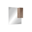 SPECCHIO BAGNO CON PENSILE SALEMI E LAMPADA LED ROVERE 100X110H