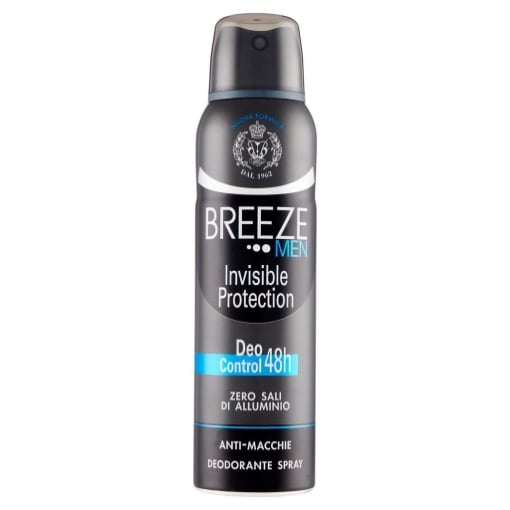 BREEZE DEO SPRAY 150 ML MEN INVISIBLE OKX