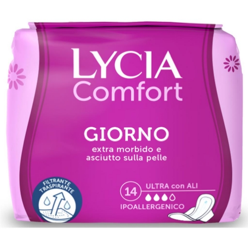 LYCIA ASSORBENTI ULTRA CON ALI 14PZ GIORNO OKX