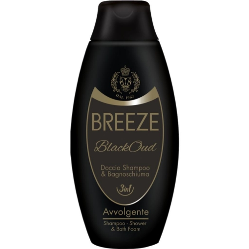 BREEZE BAGNO DOCCIA SHAMPOO 400 ML BLACKOUD AVVOLGENTE PER CORPO E CAPELLI  OKX