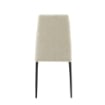 SEDIA DA PRANZO ADARA IN TESSUTO BEIGE