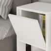 COMODINO EMA BIANCO ANTA RIBALTA 30X30X55H