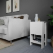 COMODINO EMA BIANCO ANTA RIBALTA 30X30X55H