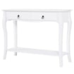 TAVOLO CONSOLLE PER INGRESSO, BIANCO, 100X33X76CM
