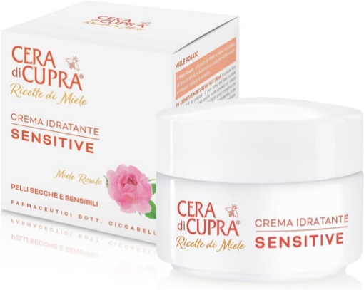 CERA DI CUPRA CREMA IDRATANTE SENSITIVE RIPRISTINA L'IDRATAZIONE AZIONE ULTRA-COMFORT PER PELLI SECCHE 50 ML OKX