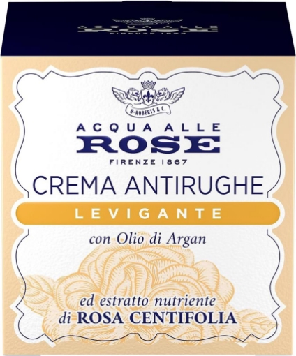 ACQUA ALLE ROSE CREMA VISO ANTIRUGHE LEVIGANTE CON ESTRATTO NUTRIENTE DI ROSA CENTIFOLIA E OLIO DI ARGAN 50 ML OKX