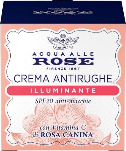 ACQUA ALLE ROSE CREMA VISO ANTIRUGHE ILLUMINANTE + VITAMINA C DI ROSA CANINA PELLI SPENTE ANTIOSSIDANTE ANTIMACCHIE  50 ML OKX