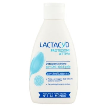 LACTACYD PROTEZIONE ATTIVA DETERGENTE INTIMO PER TUTTI I TIPI DI PELLE CON ANTIBATTERICO 200 ML OKX