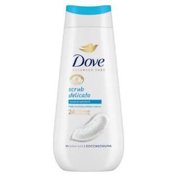 DOCCIA DOVE 225ML SCRUB DELICATO MINERALI ASFOLIA OKX