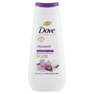 DOVE ADVANCED CARE DOCCIASCHIUMA RILASSANTE GELSOMINO E LATTE DI COCCO 225 ML OKX