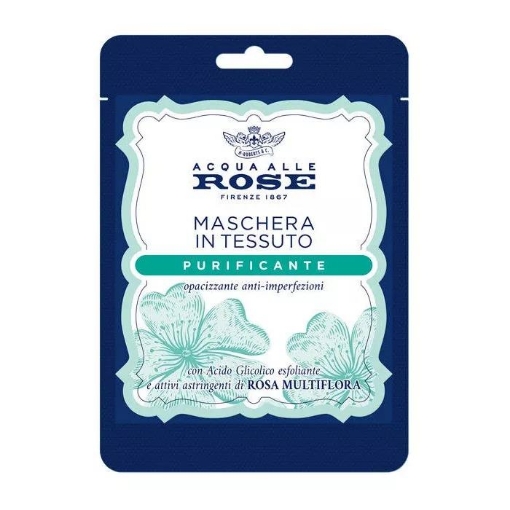 ACQUA ALLE ROSE MASCHERA IN TESSUTO PURIFICANTE 1 PZ OKX