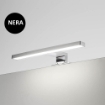 LAMPADA LED KYRA PER BAGNO 300 MM COLORE NERO