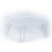 TAVOLINO DA SALOTTO RETTANGOLARE BIANCO ILLIA 60X60 MT190403