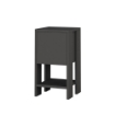 COMODINO EMA ANTRACITE ANTA RIBALTA 30X30X55H
